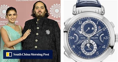 anant ambani watch price patek philippe|mukesh ambani son watch.